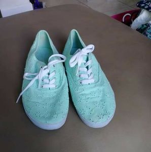 Light blue shoes
